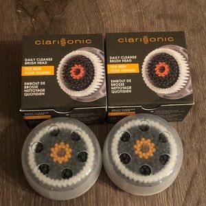 New 2 pack men alpha fit Clarisonic brush heads